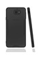 Tecno - Samsung Galaxy Uyumlu J7 Prime / J7 Prime Iı - Kılıf Kenarı Renkli Arkası Şeffaf Parfe Kapak - Siyah