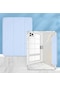 Akıllı Funda Kılıf İpad Uyumlu 9. 8. 7. 10. Nesil Kılıf İpad Uyumlu Air11/13 2024 Pro11/13 M4 Light Blue İpad Uyumlu Air 3 10.5 Arka Kapak