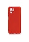 Noktaks - Xiaomi Uyumlu Xiaomi Redmi Note 10s - Kılıf Mat Renkli Esnek Premier Silikon Kapak - Kırmızı