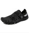 Ikkb Outdoor Yürüyüş Su Geçirmez Moda Fitness Erkek Spor Ayakkabı 1008 Siyah