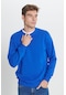 AC&Co / Altınyıldız Classics Erkek Saks Standart Fit Normal Kesim Bisiklet Yaka Pamuklu  Sweatshirt