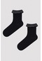 Penti Tulle Frill Siyah Soket Çorap Phas8ssk24ıy-s60