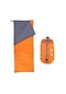 Ximistore9 680g Ultra Hafif Turizm Yorganı - 9-15 C Konfor Sıcaklığı, İki Yönlü Reçme, Sıkıştırılabilir Çanta, Mavisi/turuncu/yeşili Turuncu