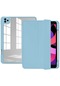 Mutcase - İpad Uyumlu İpad Pro 11 2020 2.nesil - Kılıf Arkası Şefaf Stand Olabilen Koruyucu Nort Tablet Kılıfı - Mavi Açık