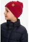 Bordo Erkek Bebek Çocuk Trend Style Şapka Bere Rahat %100 Pamuklu Kaşkorse -7171-Bordo
