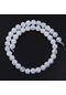 1 Strand Kırık Kristal Boncuklar 4-12mm Renkli Gevşek Halka Boncuk Takı Yapımı White 8mm-apx45pcs