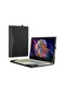 Hp Envy X360 15-bp / Cn / Dr / Ds Şarap Kırmızısı İçin Pu Deri Dizüstü Bilgisayar Koruyucu Kılıf Siya