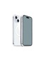 Mutcase - İphone Uyumlu İphone 15 - Kılıf Sert Kablosuz Şarj Destekli Şeffaf Embos Kapak - Renksiz