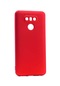 Tecno - Lg G6 - Kılıf Mat Renkli Esnek Premier Silikon Kapak - Kırmızı