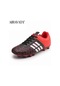 Siyah&kırmızı Erkek Kadın Futbol Ayakkabıları Yetişkin Çocuklar Tf/fg Futbol Kramponları Cleats Çim Eğitim Spor Ayakkabı Erkek Spor Ayakkabı 31-43 Siyah - Kırmızı