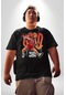 Chicago Bulls 91 Dennis Rodman Siyah Büyük Beden Erkek Kadın Unisex Basic Ön Baskılı Tişört Siyah