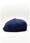 Erkek Dökümlü Kışlık Newsie Kasket Premium Irish Flat Cap Şapka - Lacivert