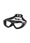 J8150 Göz Koruması Düz Işık Yetişkin Su Geçirmez Buğu Önleyici Büyük Çerçeve Yüzme Gözlükleri Kulak Tıkaçları İle Şeffaf Siyah