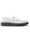 Deery Hakiki Deri Beyaz Comfort Erkek Loafer - 01564mbyzp03