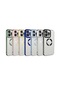 Noktaks - iPhone Uyumlu 12 Pro Max - Kılıf Kamera Korumalı Tatlı Sert Omega Kapak - Gümüş