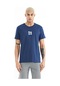 Tommy Life Miles İndigo Baskılı Erkek T-shirt - 88222 Indıgo