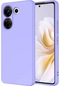 Ekılıf - Tecno Camon 20 Pro 4g Uyumlu - Kılıf İçi Kadife Koruyucu Mara Lansman Kapak - Lila
