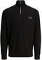 Jack & Jones Yüksek Yakalı Uzun Kollu Sweatshirt - Classic 12247654 Black
