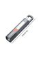 Moly Şarj Edilebilir Taşınabilir Cob Led El Feneri, Gri, 15.6cm, 800mah, Ayarlanabilir Odaklı Kamp Ve Acil Durum Aydınlatması Gri