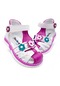 Beebron Ortopedik Kız Bebek Sandaleti Buket Serisi Bkt2409 Beyaz Fuşya