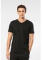 Cacharel Erkek V Yaka T-shirt 2170/siyah Siyah