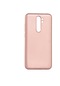 Tecno - Xiaomi Redmi Note 8 Pro - Kılıf Mat Renkli Esnek Premier Silikon Kapak - Rose Gold