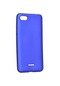 Kilifone - Xiaomi Uyumlu Redmi 6a - Kılıf Mat Renkli Esnek Premier Silikon Kapak - Saks Mavi