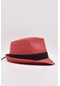 Kadın Hasır Kırmızı Şapka - Standart