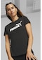 Puma Ess Logo Tee Siyah Kadın Kısa Kol T-shirt 000000000101085582