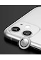 iPhone Uyumlu 12 Mini Cl-07 Lens Koruma Taşlı Parlak Renkli Kamera Koruyucu Cl-08 - Gümüş