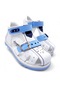 Beebron Ortopedik Erkek Bebek Sandaleti Ebtkl2407 Beyaz Mavi