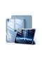 Zoyu Kılıf İpad Uyumlu 10. Nesil Kalem Tutuculu, İpad Uyumlu 7/8/9th Air11 4/5th Gen Pro 11 Sky Blue İpad Uyumlu Mini 6 8.3 2021 Kılıf