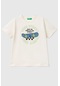 Benetton Erkek Bebek Tişört Beyaz
