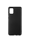 Noktaks - Samsung Galaxy Uyumlu Galaxy A31 - Kılıf Mat Renkli Esnek Premier Silikon Kapak - Siyah