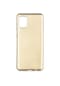 Tecno - Samsung Galaxy Uyumlu A31 - Kılıf Mat Renkli Esnek Premier Silikon Kapak - Gold