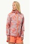 Jack Wolfskin 1307851 8312 Prelight Wind Jkt W Grid Camo Kadın Outdoor Ceket Yeşil