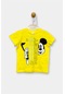 Mickey Mouse Lisanslı Erkek Çocuk Tshirt 21354-sarı