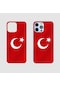 İphone Uyumlu 14 Plus Türk Bayrağı Arka Kaplama