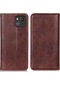 Wondernest Uyumlu Standlı Mini Mıknatıslı Litchi Kılıfı İphone 13 İçin 5.4 İnç Emme Doku Deri Cüzdan Bölmeli Kapa Diğer
