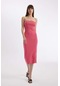 Defacto Bodycon Straplez Ribana Midi Elbise D4440ax24hspn628