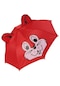 Xiaoqityh-çocuk Şemsiye Karikatür Şemsiye-beyaz - Kırmızı