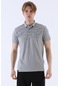Maraton Sportswear Regular Erkek Polo Yaka Kısa Kol Basic Gri T-Shirt 20905-Gri