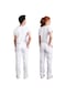 Unisex Medikal Üniforma Scrubs Pantolon, Beyaz Üniforma Tek Alt