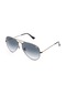 Eloi 1005 01 58 Unisex Damla Gri Metal Güneş Gözlüğü