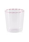 The Mia Borosilikat Su Bardağı Kırmızı 320 Ml Brd0130 Çok Renkli