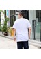 Gri 8 Renk Erkekler Pamuk Rahat T-shirt Kişilik Tasarım Kısa Kollu Ince Sokak Tişörtü Gri