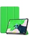 Kilifone - İpad Uyumlu İpad Pro 12.9 2021 5.nesil - Kılıf Smart Cover Stand Olabilen 1-1 Uyumlu Tablet Kılıfı - Yeşil