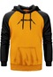 Metallica Classic Logo Sarı Renk Reglan Kol Sweatshirt