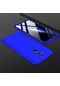Noktaks - Huawei Uyumlu Huawei Mate 20 Lite - Kılıf 3 Parçalı Parmak İzi Yapmayan Sert Ays Kapak - Mavi