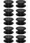 Lemestar 3d Yazıcı Dişli Kasnak Seti - 10 Adet Alüminyum Gt2 6mm Zamanlama Kayışı İçin 3mm/4mm/5mm Çekirdek Çapı